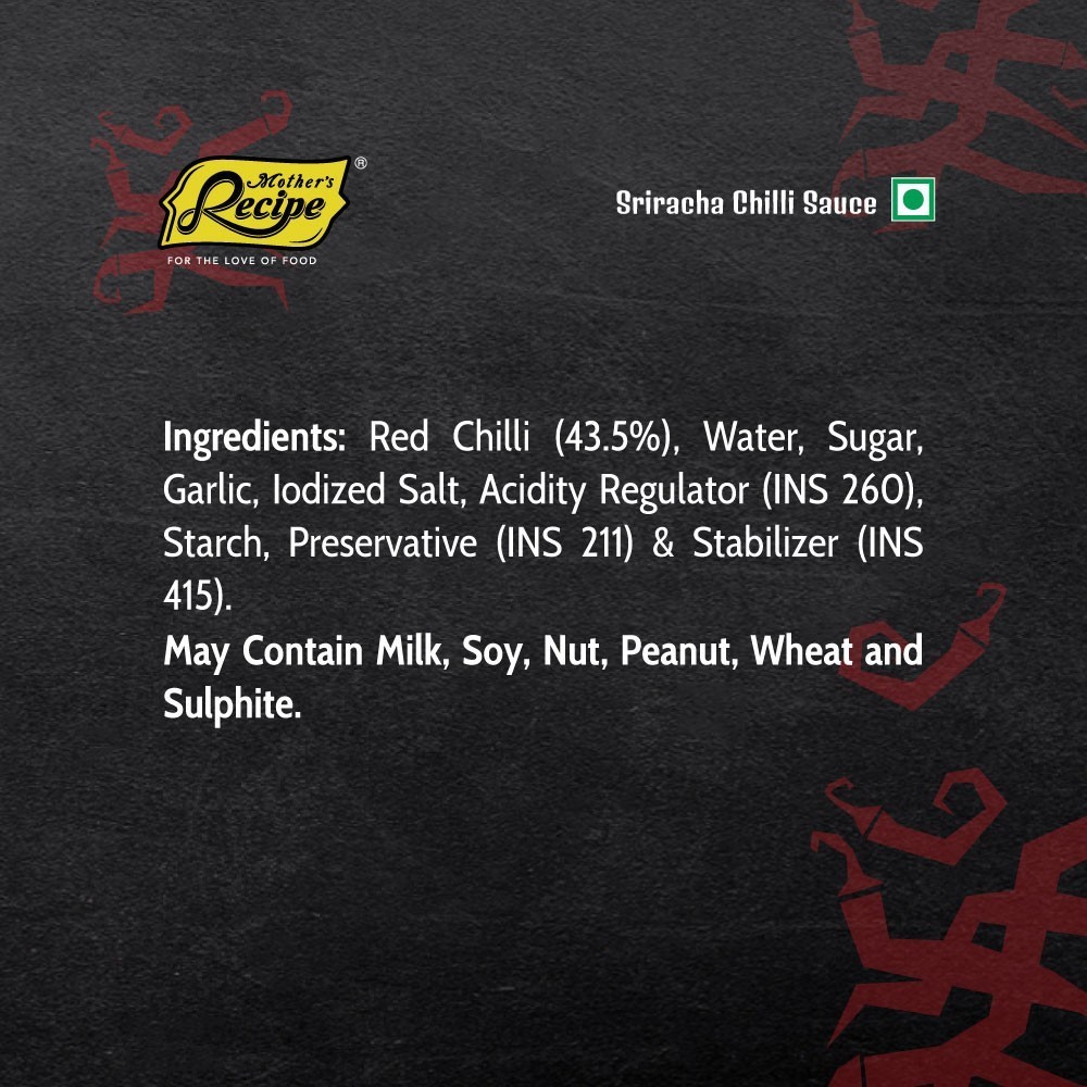 Mother's Recipe Sriracha Chilli Sauce