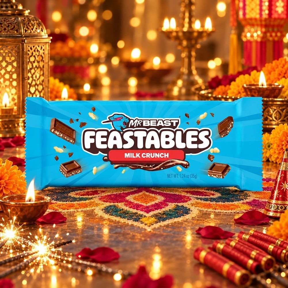 Mr Beast Feastables Milk Crunch Milk Chocolate Bar