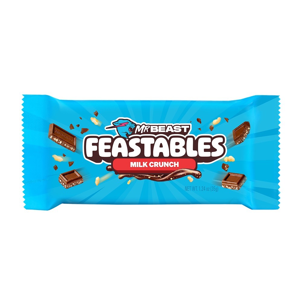 Mr Beast Feastables Milk Crunch Milk Chocolate Bar