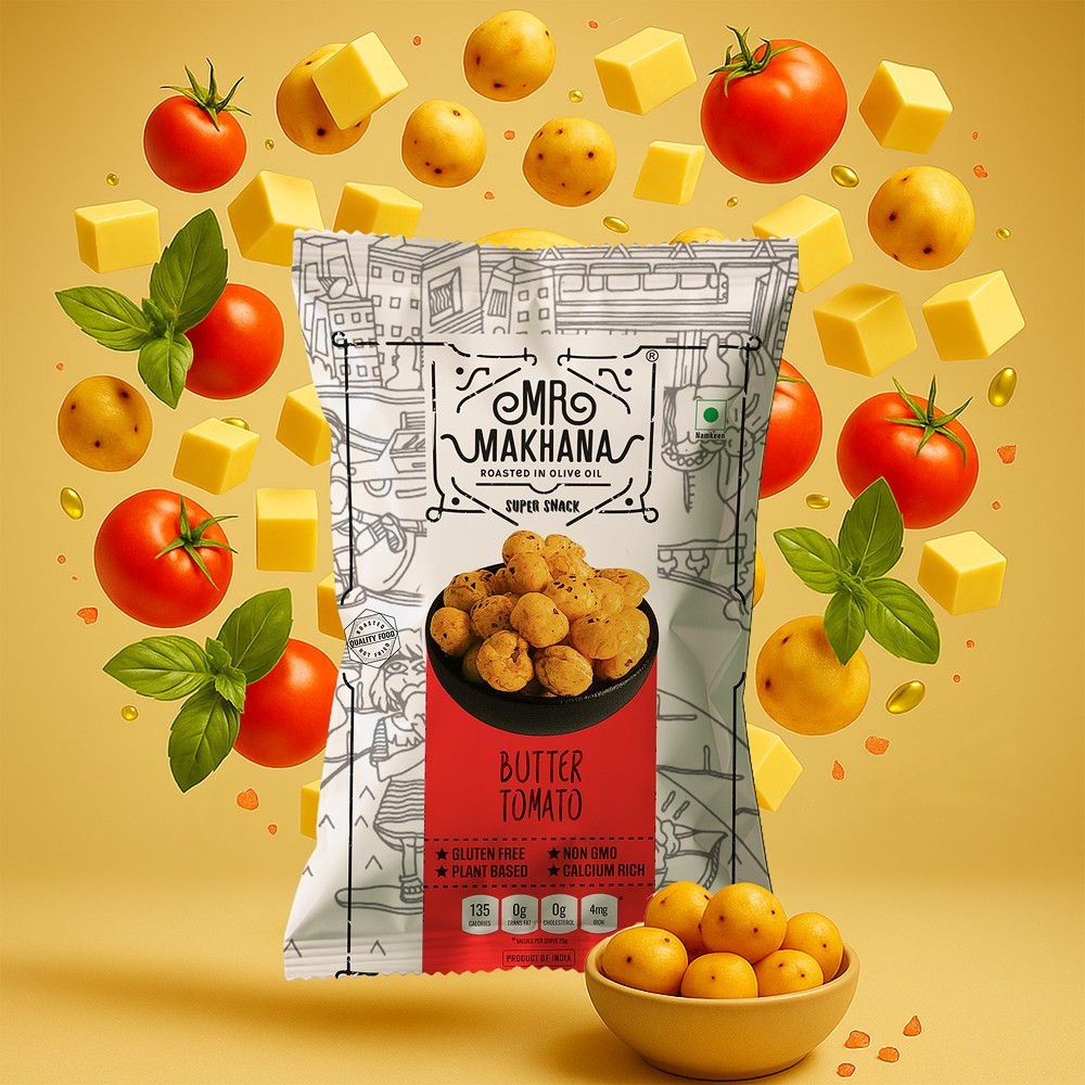 Mr. Makhana Butter Tomato Flavoured Makhana