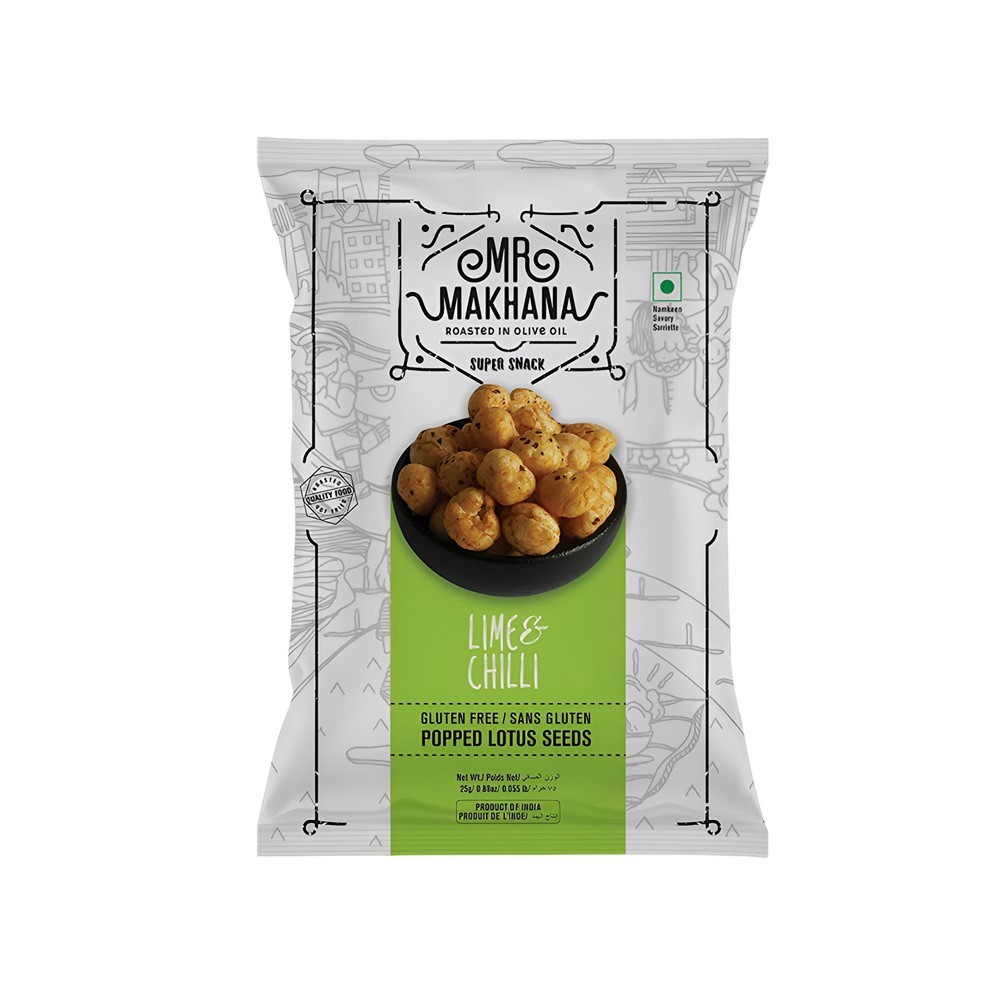 Mr. Makhana Lime & Chilli Flavoured Makhana