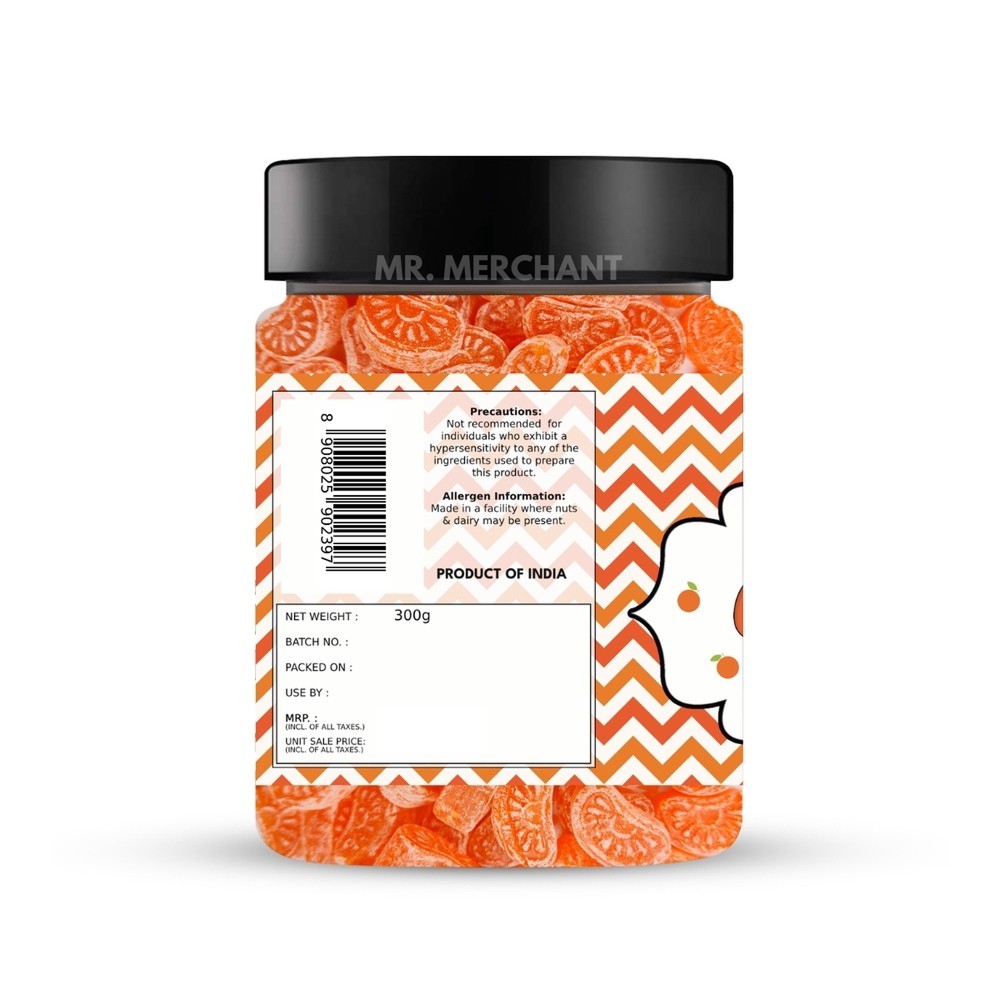 Mr. Merchant Orange Hard Candy