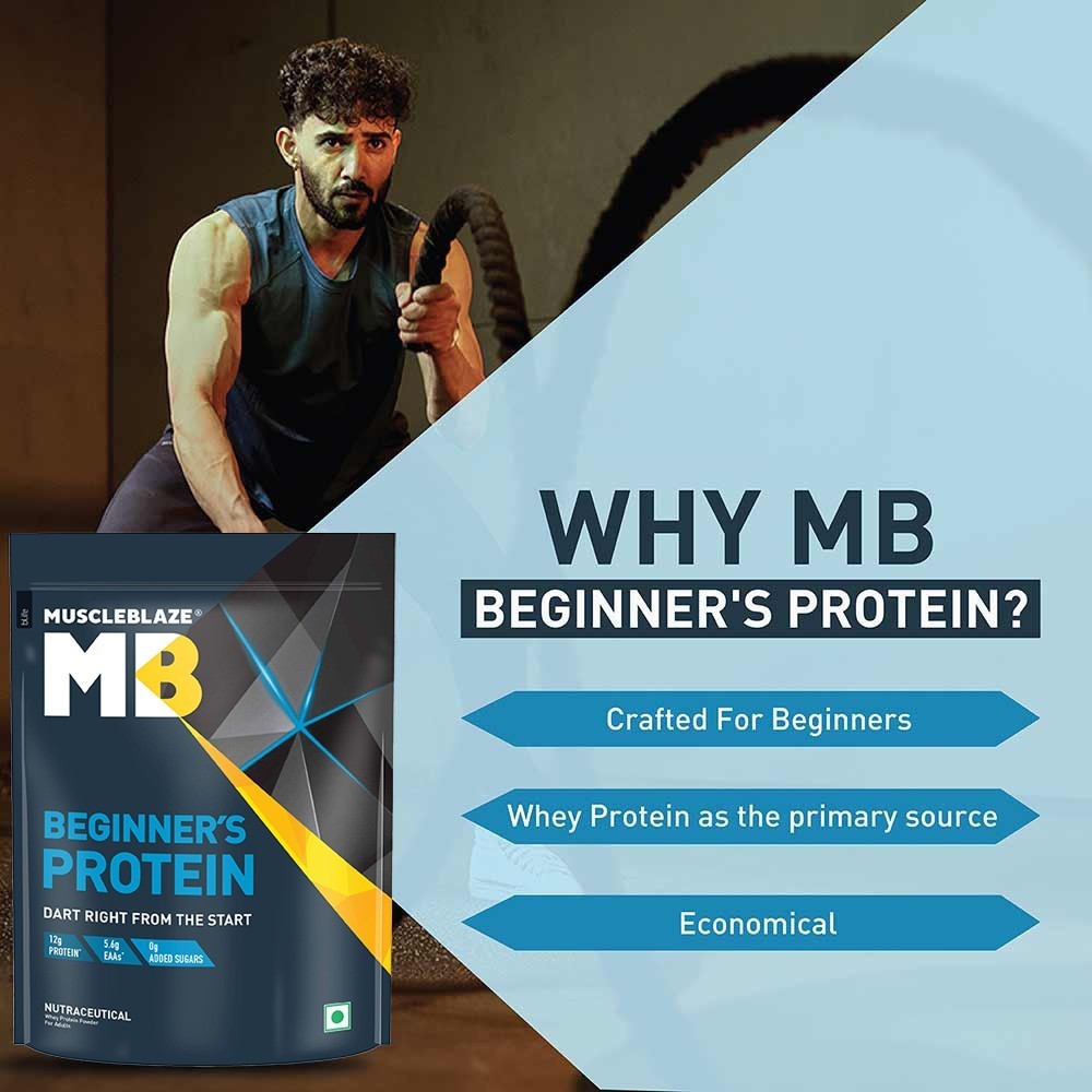 MuscleBlaze Beginner's Whey Protein (Chocolate)