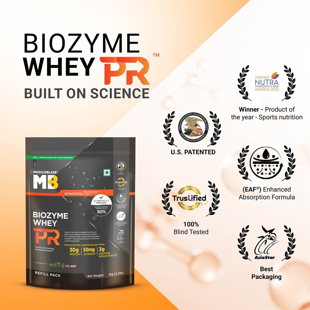 MuscleBlaze Biozyme Whey Protein PR (Chocolate Fudge)