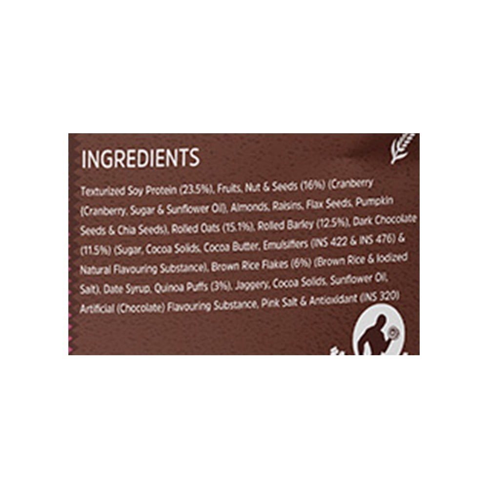 MuscleBlaze High Protein Muesli (Dark Chocolate & Cranberry)
