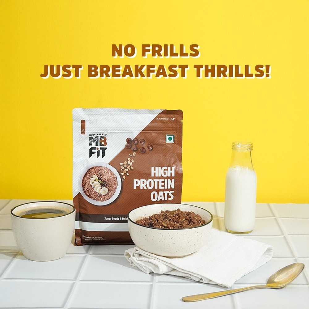 MuscleBlaze High Protein Oats (Dark Chocolate Flavour)