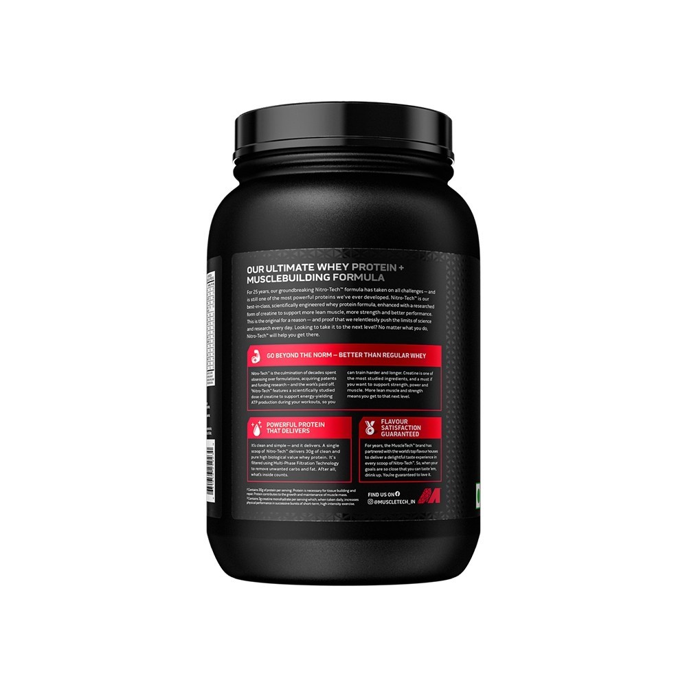 MuscleTech Nitro Tech Whey Protein (Milk Chocolate)