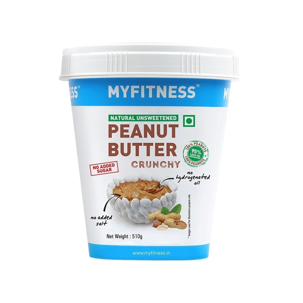 MyFitness All Natural Peanut Butter Crunchy Spread (Unsweetened)