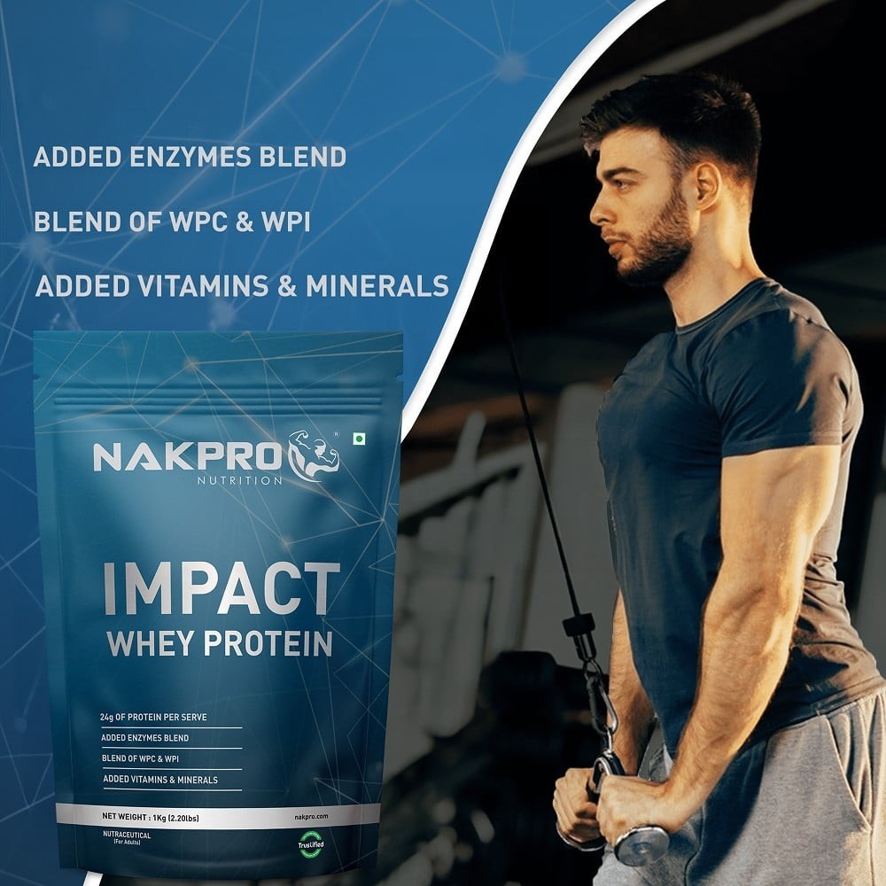Nakpro Impact Whey Protein Concentrate & Isolate (Chocolate)