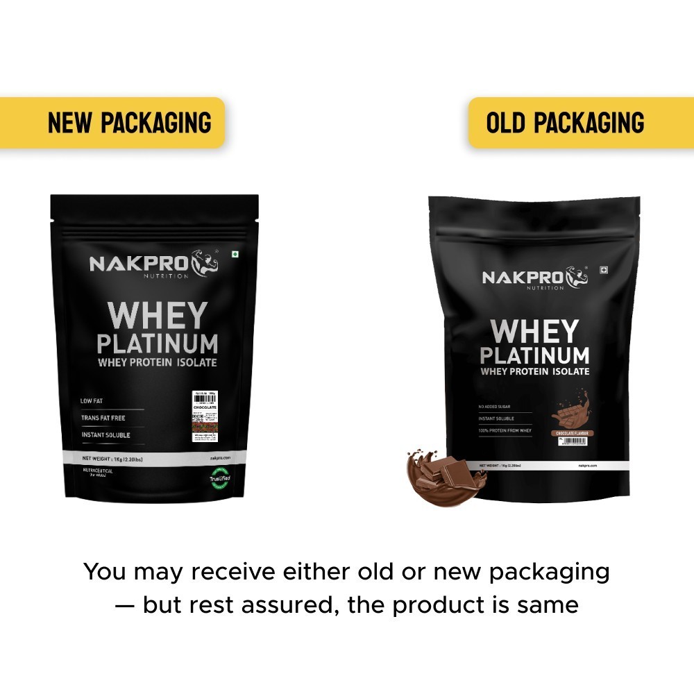 Nakpro Platinum Whey Protein Isolate (Chocolate)