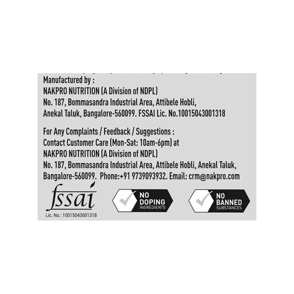 Nakpro Platinum Whey Protein Isolate (Chocolate)