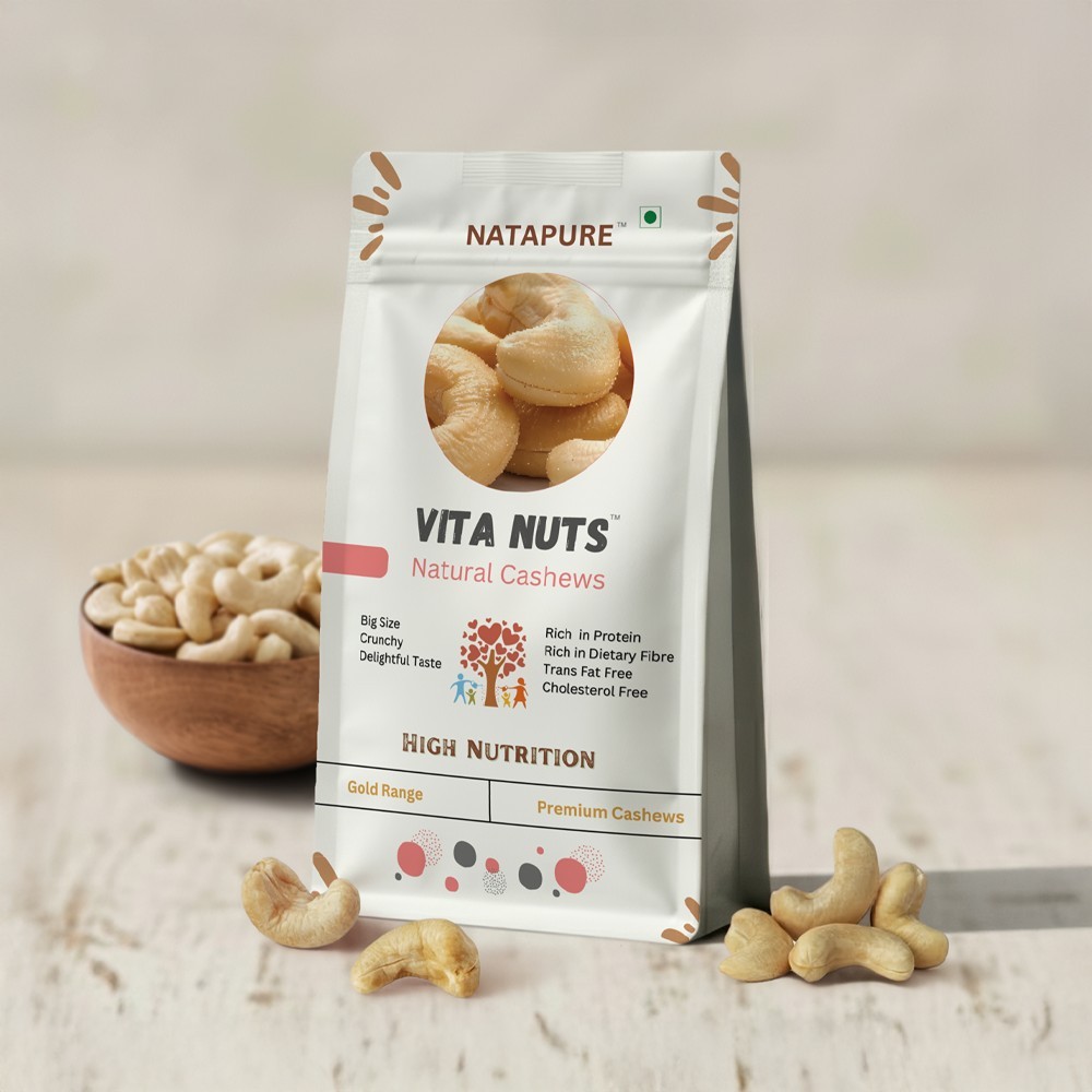 Natapure Premium Natural Cashew - Gold Range