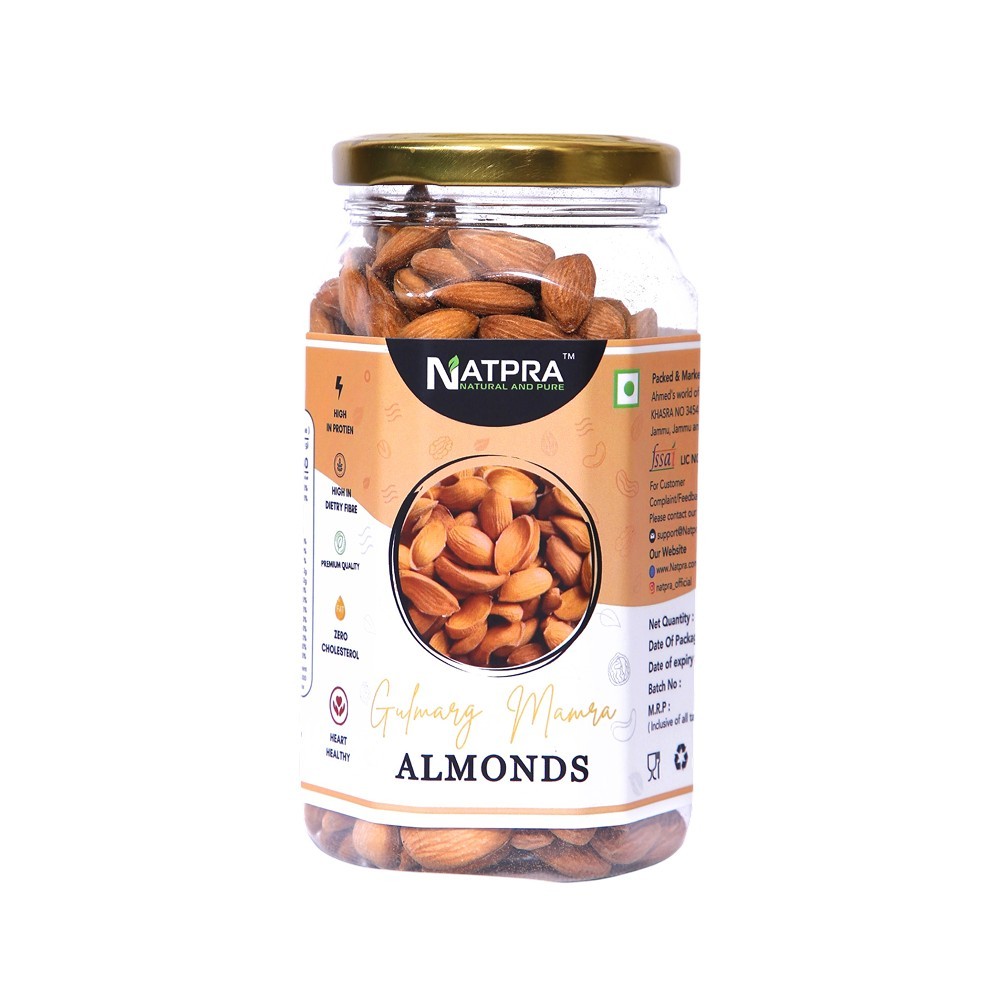 Natpra Kashmiri Mamra Almonds