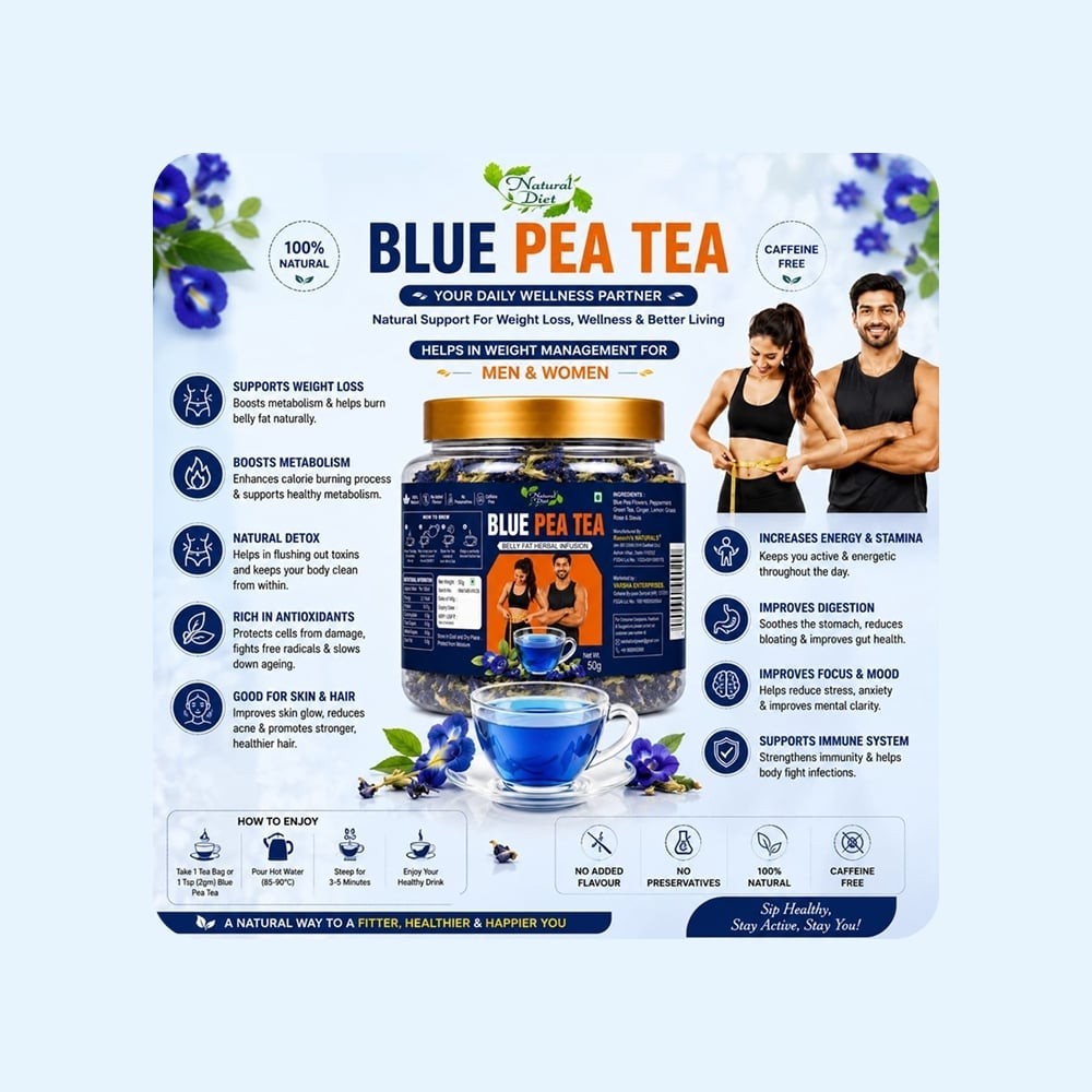 Natural Diet Blue Pea Herbal Infusion