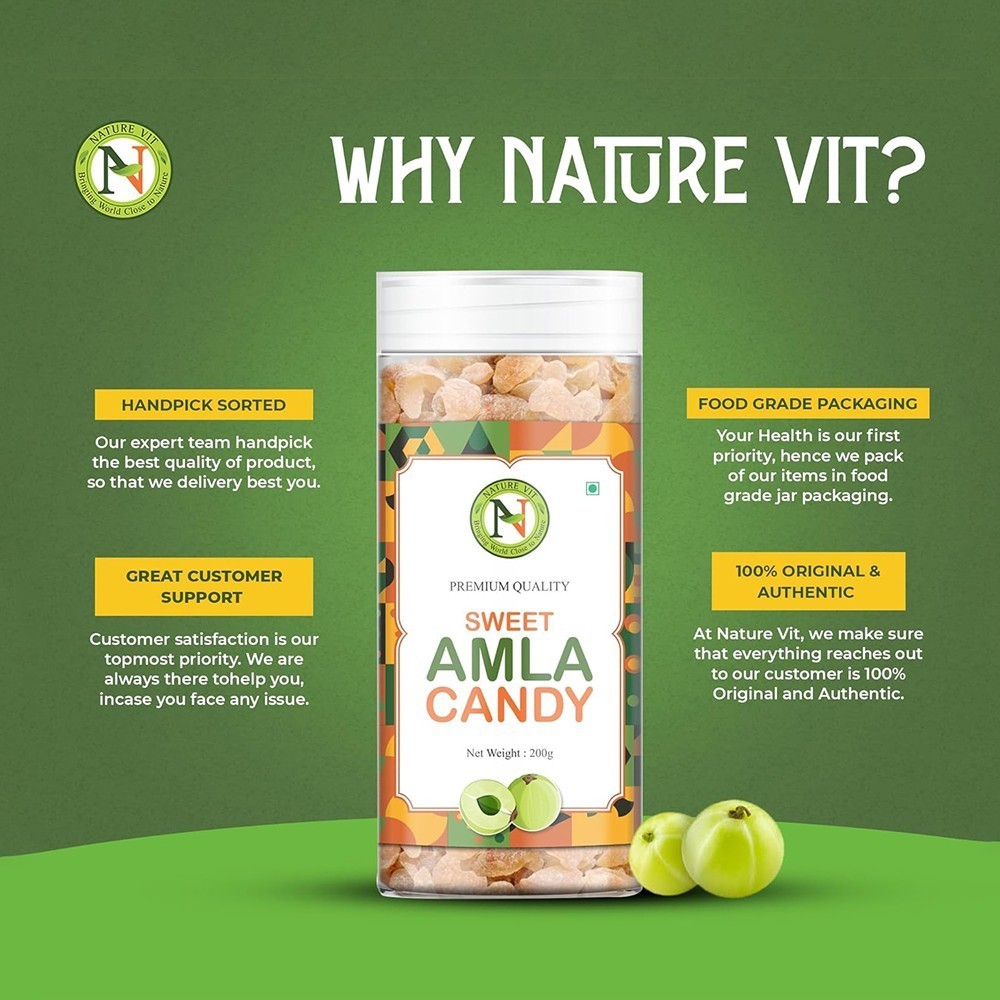 Nature Vit Dried Sweet Amla Candy