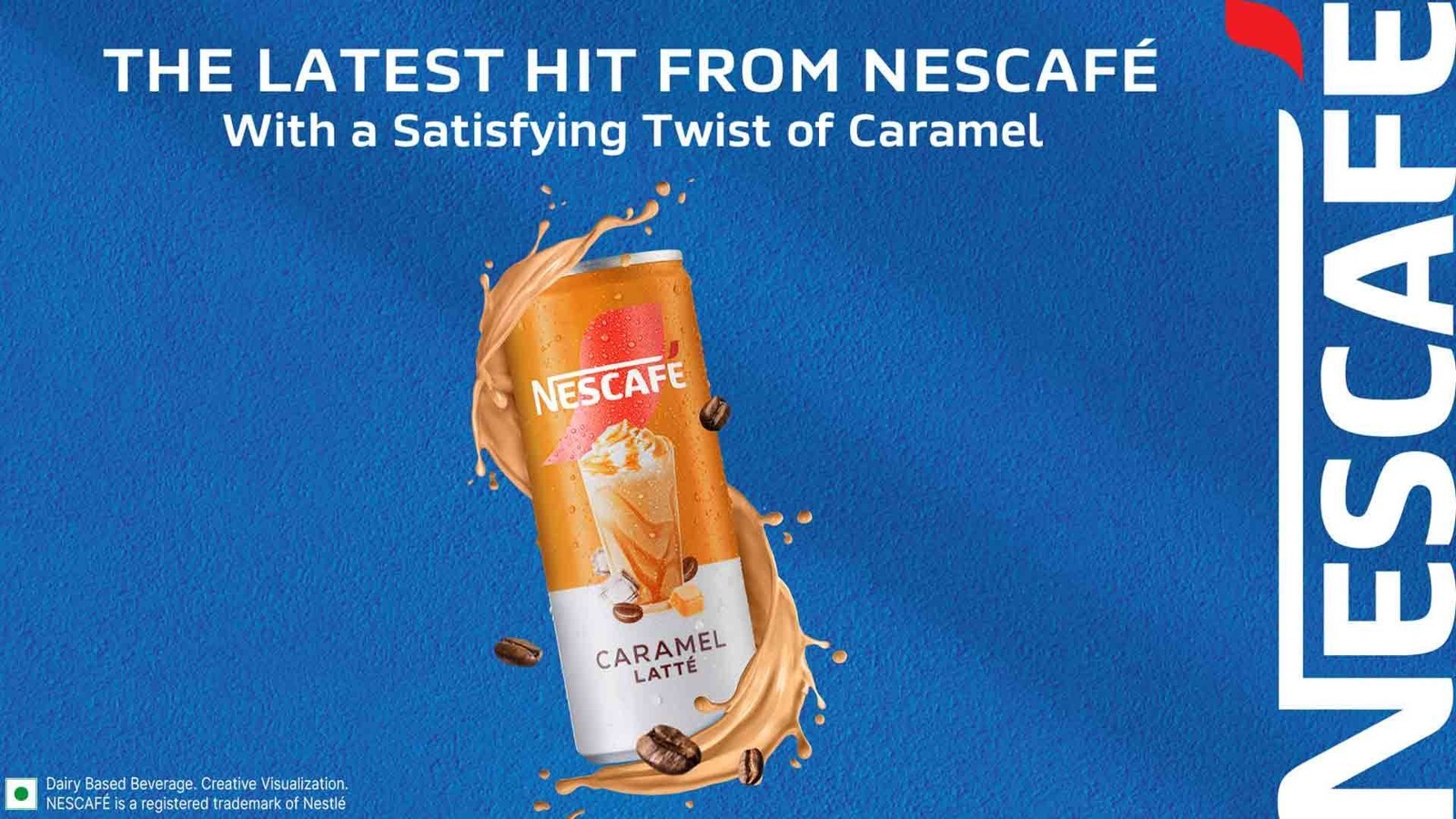 Nescafe Cafe Style Cold Coffee (Caramel-Latte)