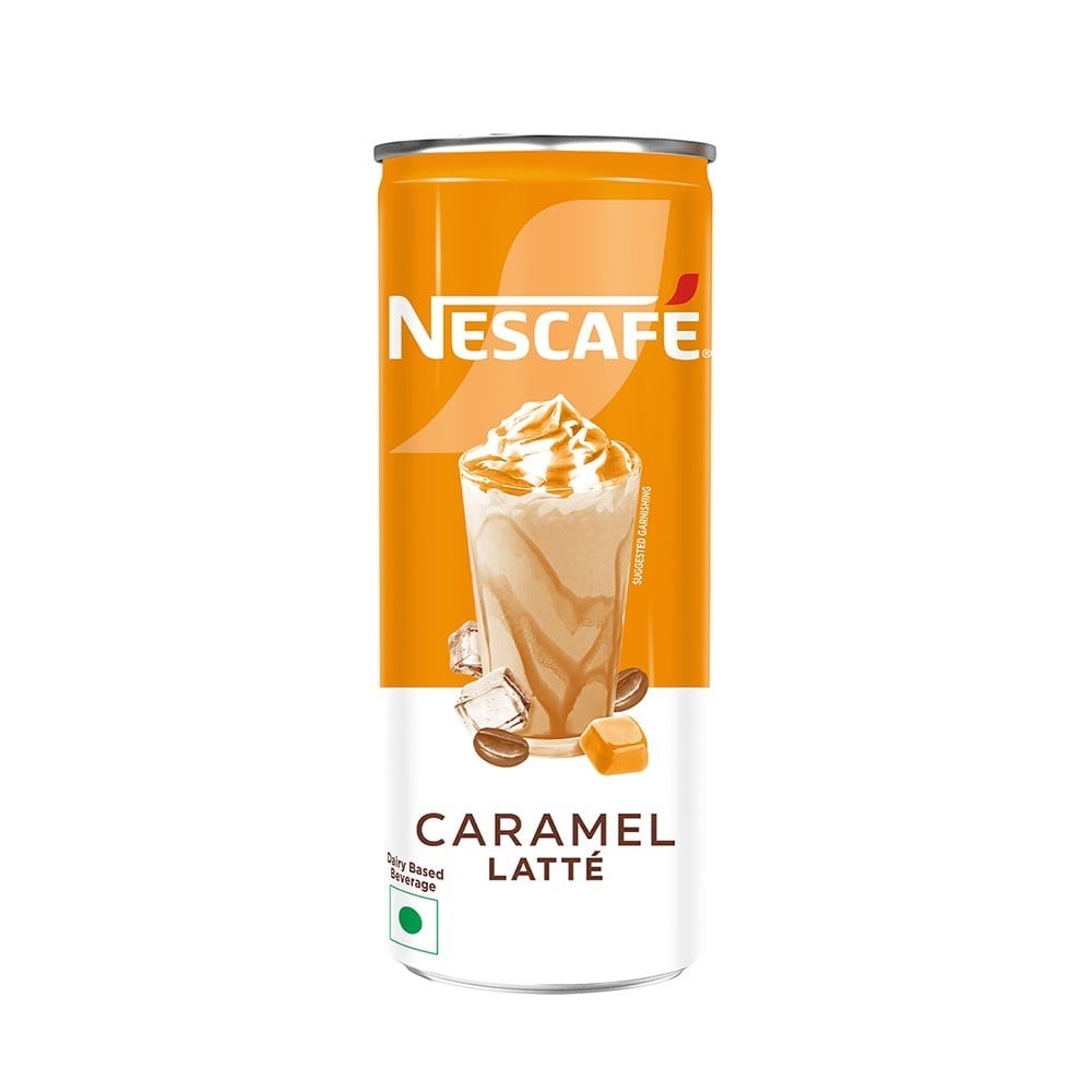 Nescafe Cafe Style Cold Coffee (Caramel-Latte)