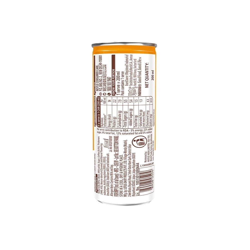 Nescafe Cafe Style Cold Coffee (Caramel-Latte)