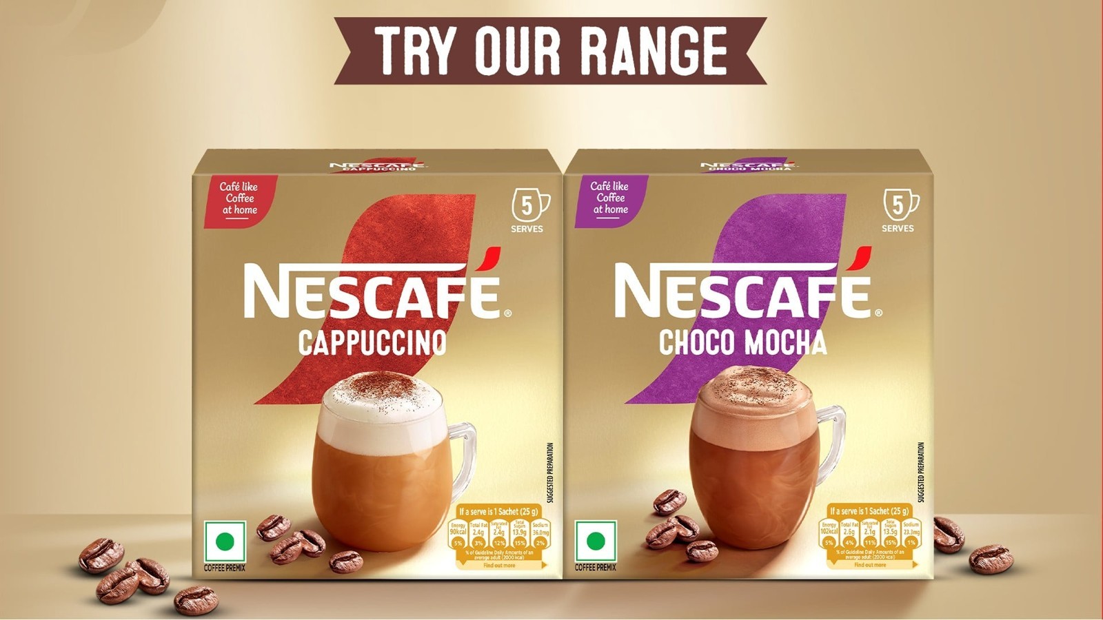 Nescafe Choco Mocha Coffee Premix Sachets