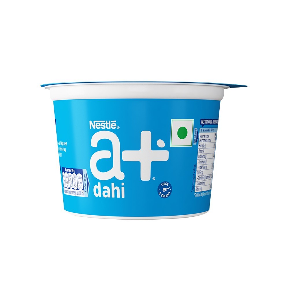 Nestle a+ Dahi, Thick & Creamy Cup Curd