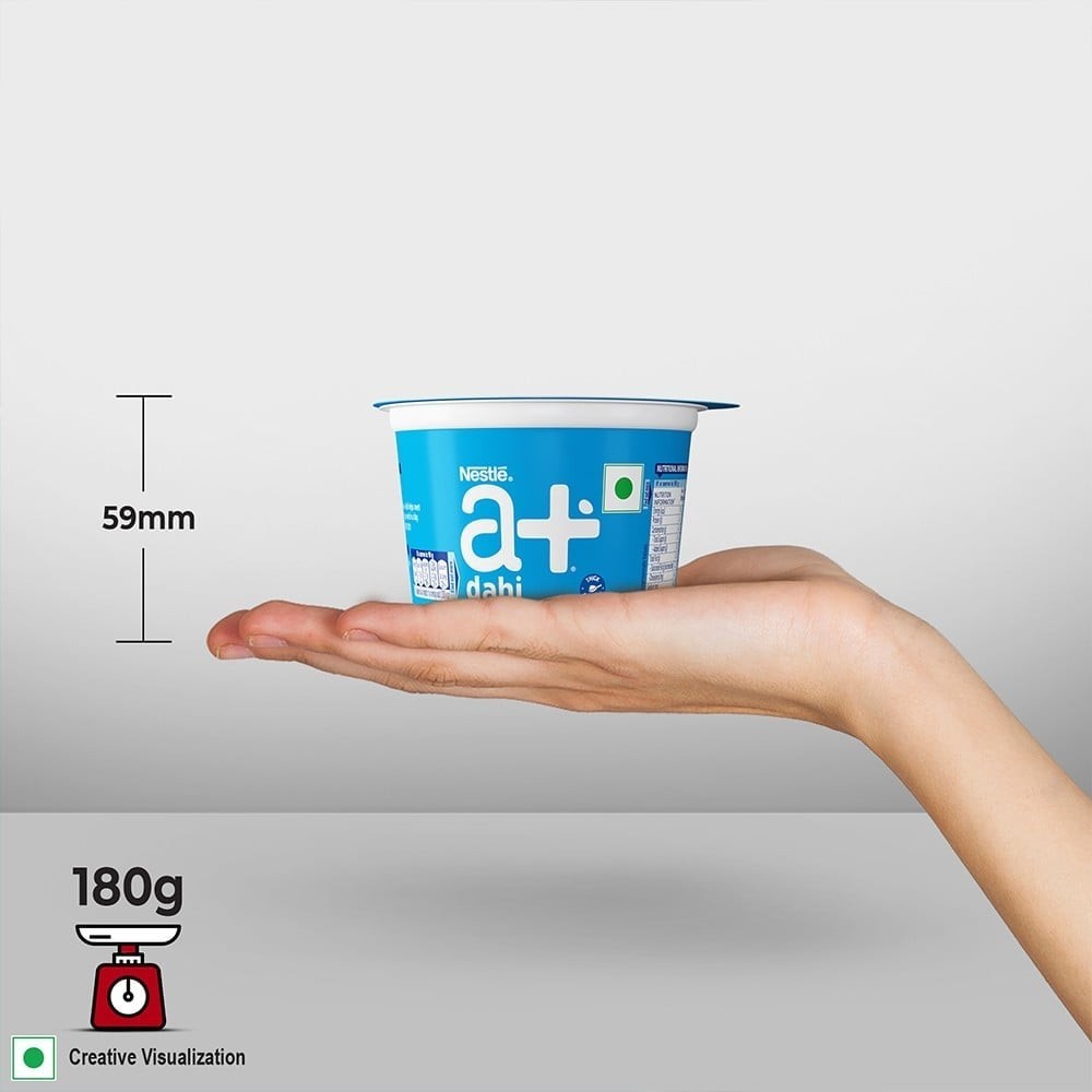 Nestle a+ Dahi, Thick & Creamy Cup Curd