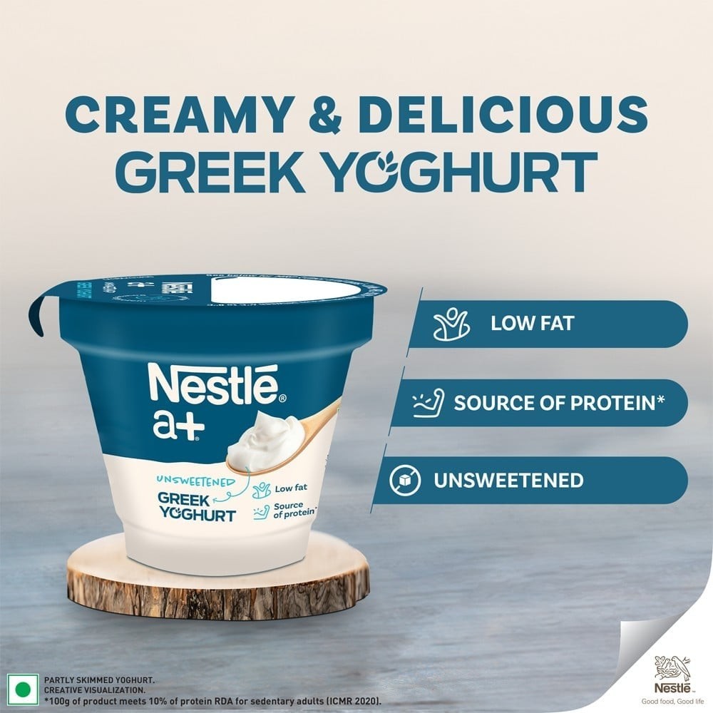 Nestle a+ Greek Yogurt Unsweetened & Low Fat