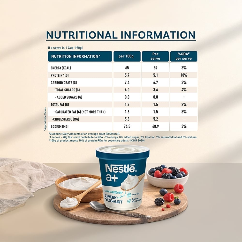 Nestle a+ Greek Yogurt (Unsweetened)