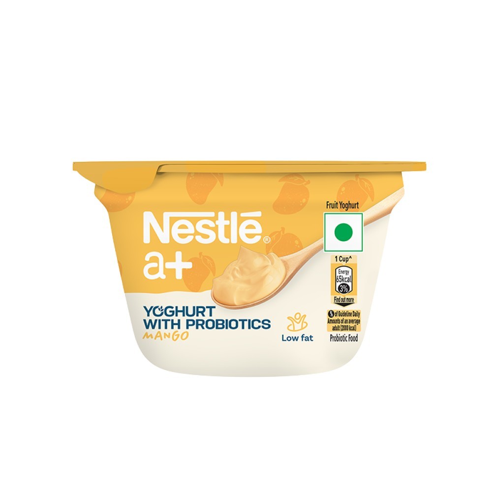 Nestle a+ Mango Flavoured Yogurt with Probiotics