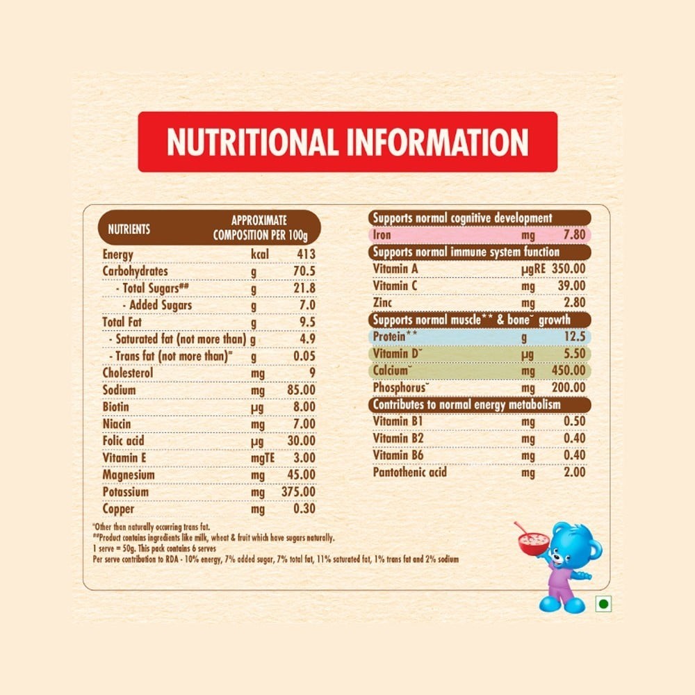 Nestle Ceregrow Multigrain Milk & Fruits Cereal