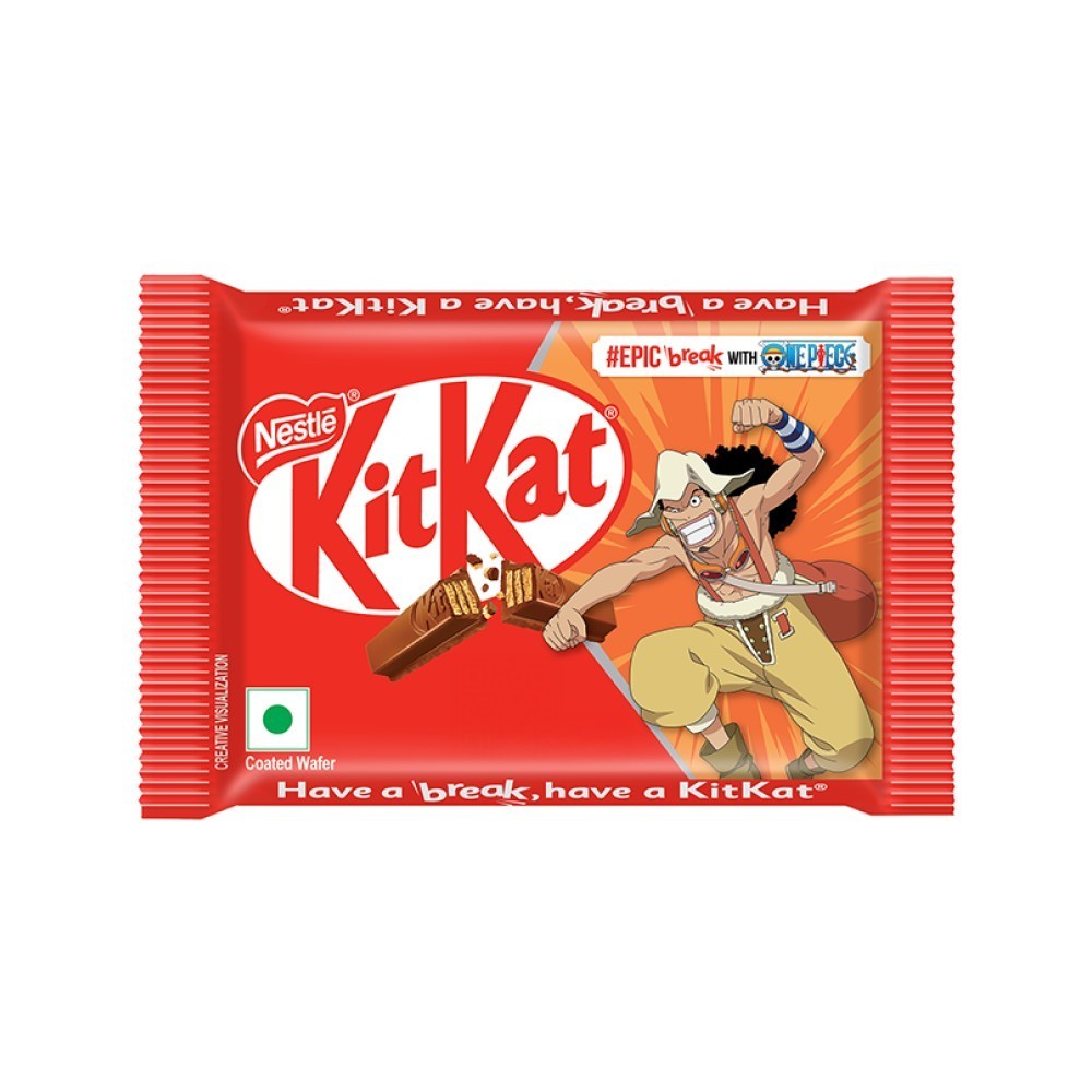 Nestle KitKat 4 Fingers Choco Coated Wafer Bar - Pack of 2