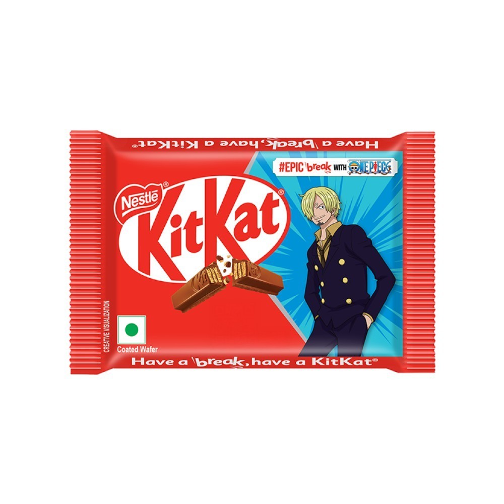 Nestle KitKat 4 Fingers Choco Coated Wafer Bar - Pack of 2