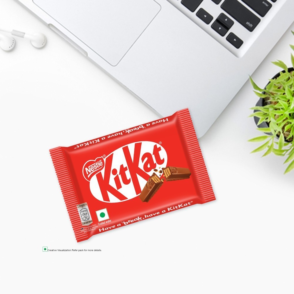 Nestle KitKat 4 Fingers Choco Coated Wafer Bar - Pack of 3
