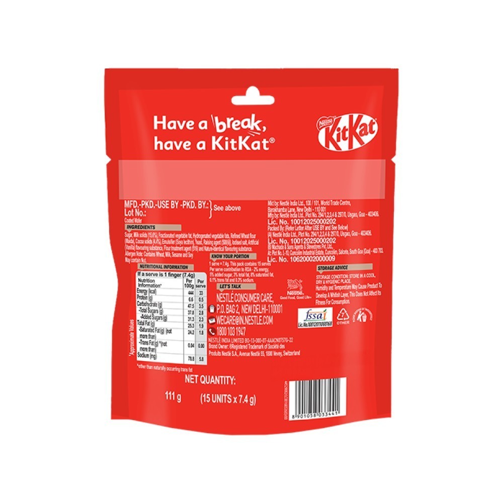 Nestle KitKat Minis Choco Coated Wafer Bar