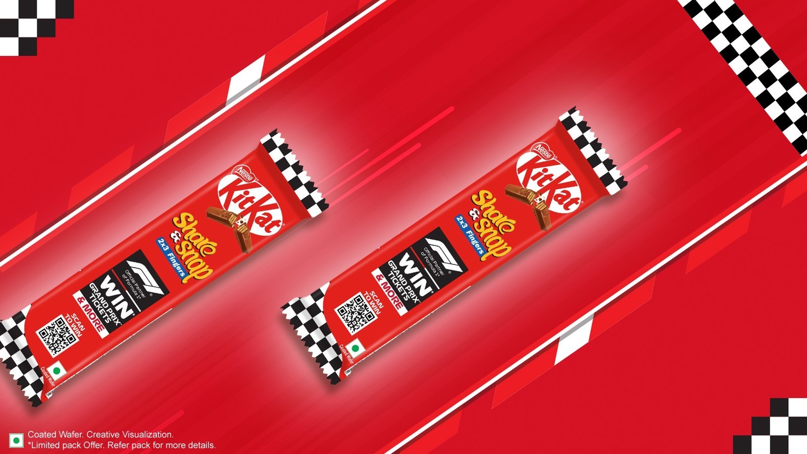 Nestle KitKat Share & Snap 2x3 Fingers Wafer Bar
