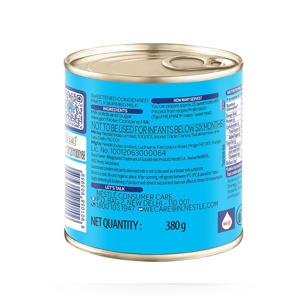 Nestle Milkmaid Partly Skimmed Sweetened Condensed Milk