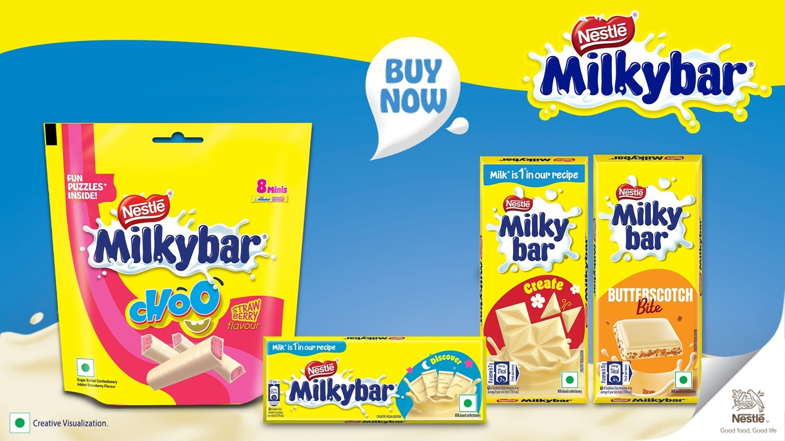 Nestle Milkybar Creamy Milky Treat