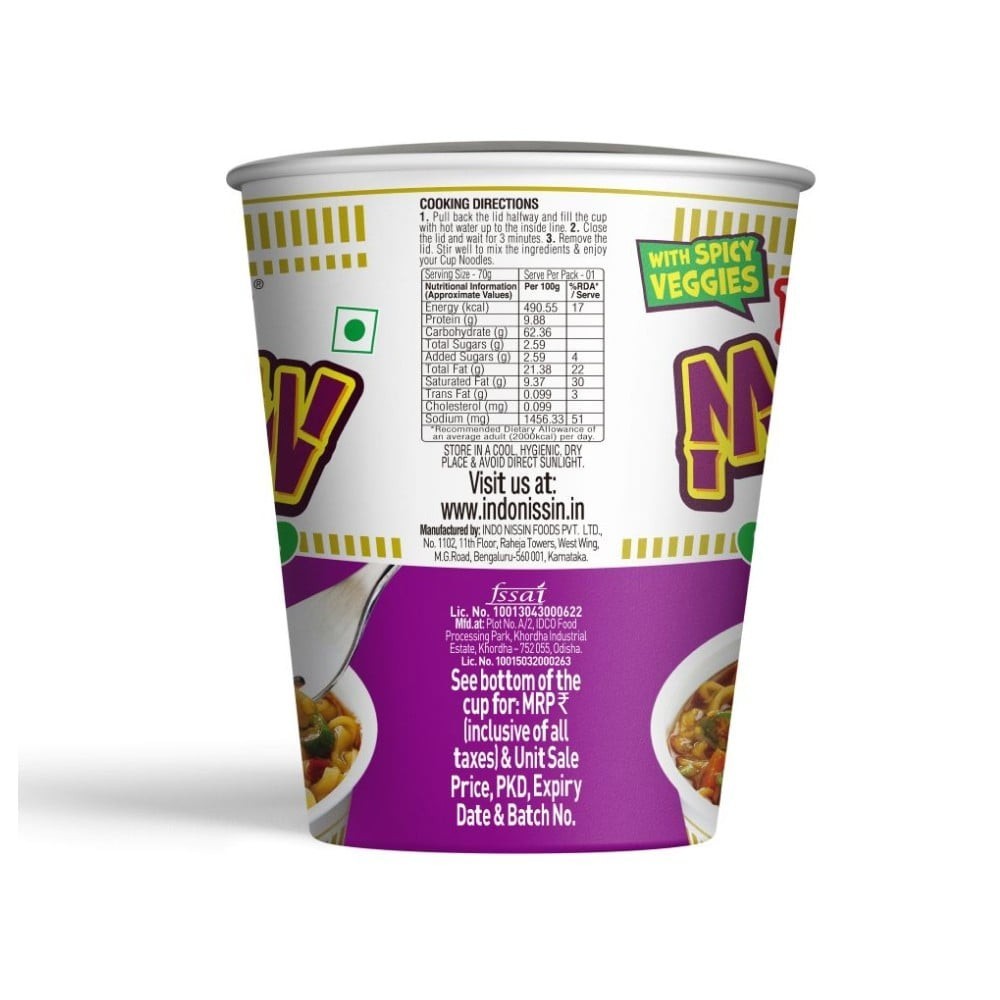 Nissin Veggi Manchow Cup Noodles