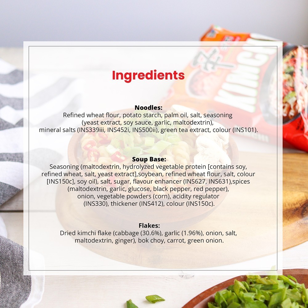 Nongshim Kimchi Ramyun Noodles