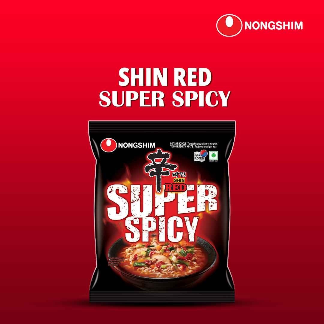Nongshim Shin Red Super Spicy Noodles