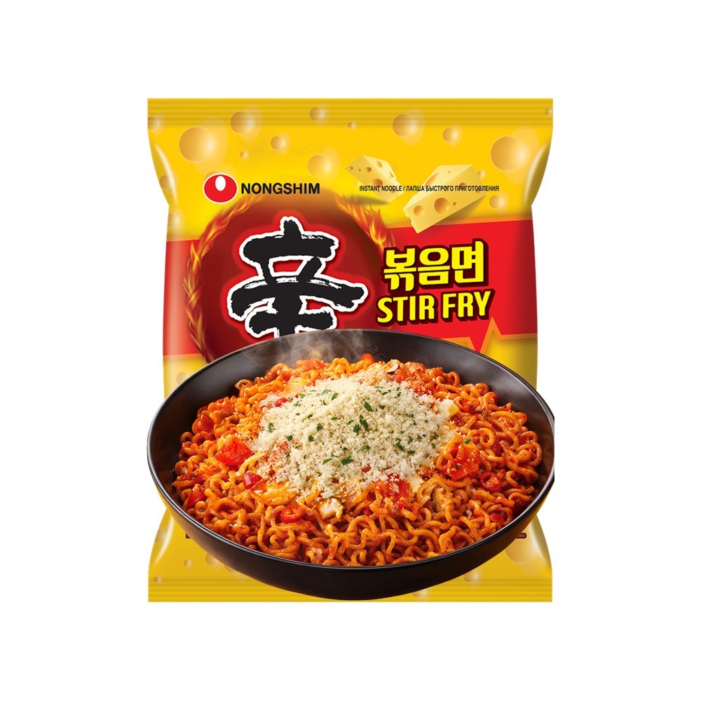 Nongshim Stir Fry Shin Ramyun Noodles With Cheese