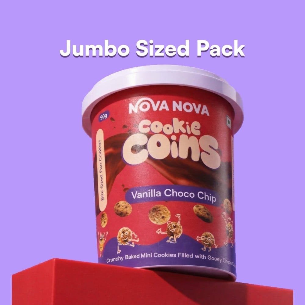 Nova Nova Vanilla Choco Chip Cookie Coin Cookies