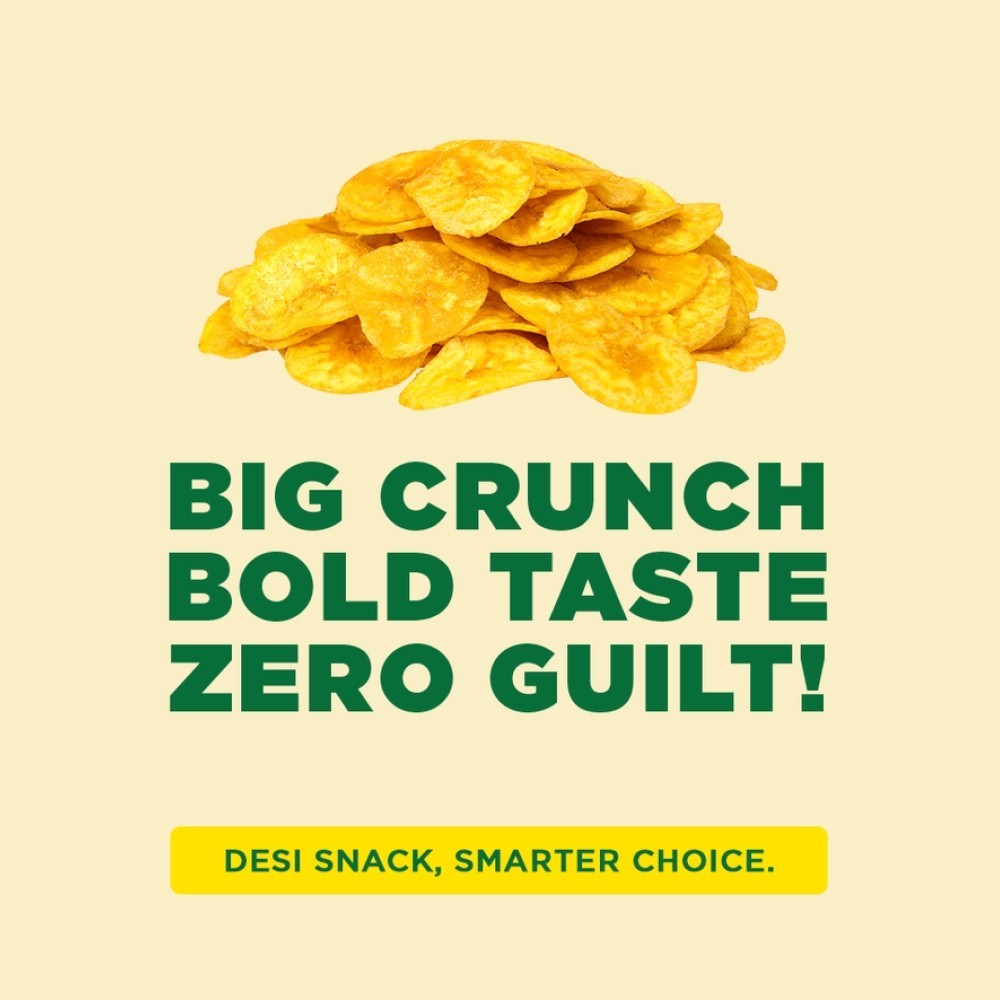 NutraChips Rock Salt Banana Chips