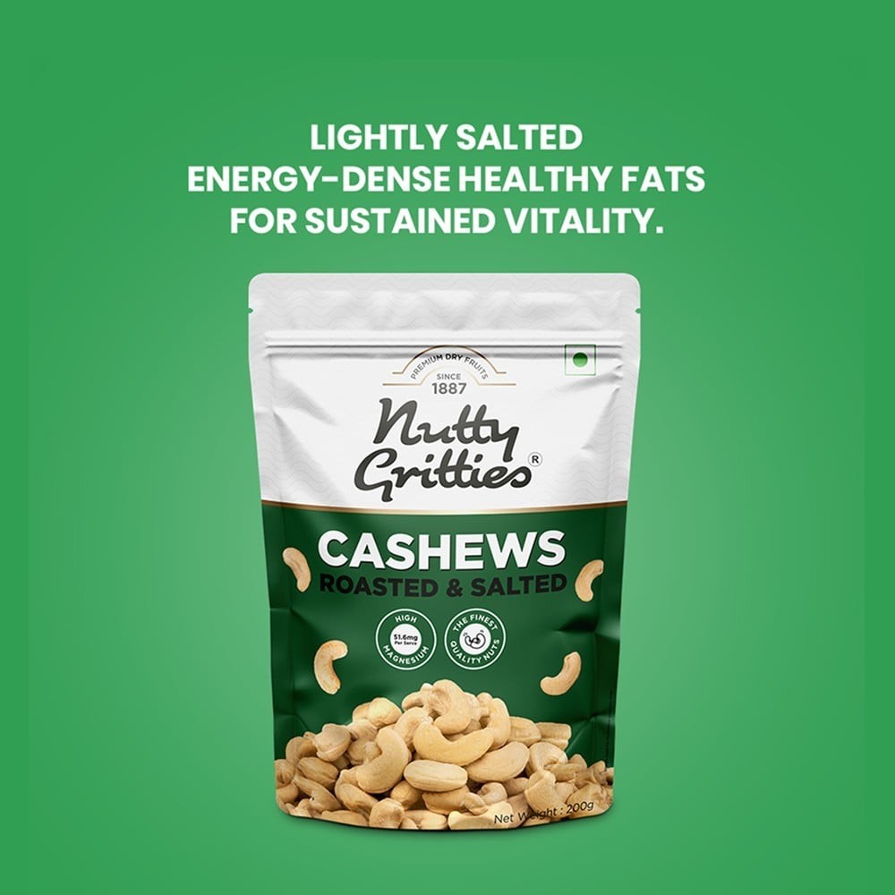 Nutty Gritties Lightly Salted & Roasted Jumbo Flavoured Cashew