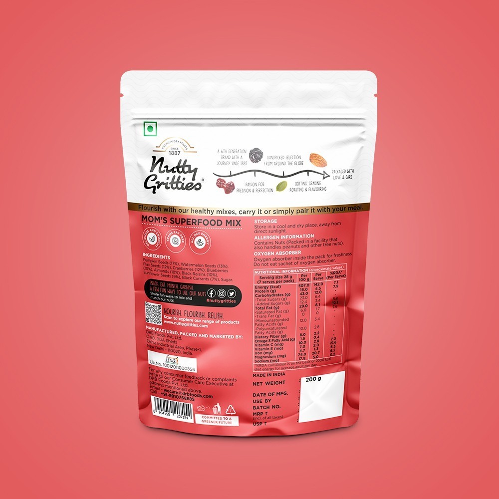Nutty Gritties Mom's Superfood Trail Mix