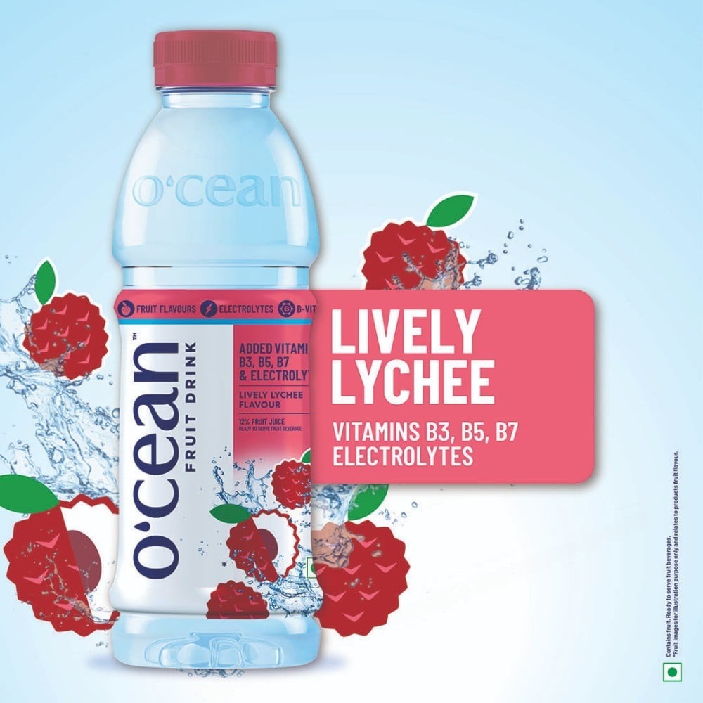 O'cean Electrolyte Flavoured Water (Lively Lychee)