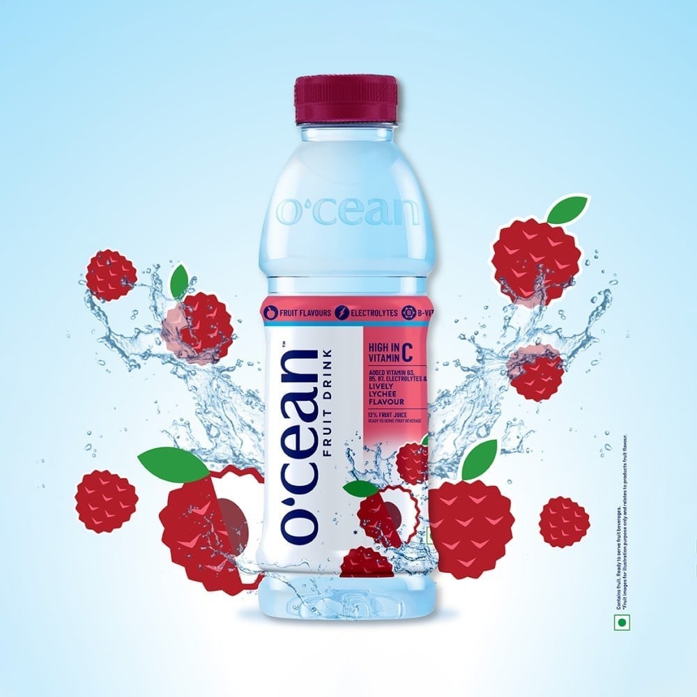 O'cean Electrolyte Flavoured Water (Lively Lychee)