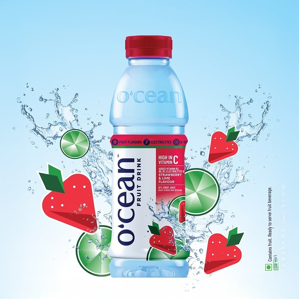 O'cean Strawberry & Lime Electrolyte Flavoured Water