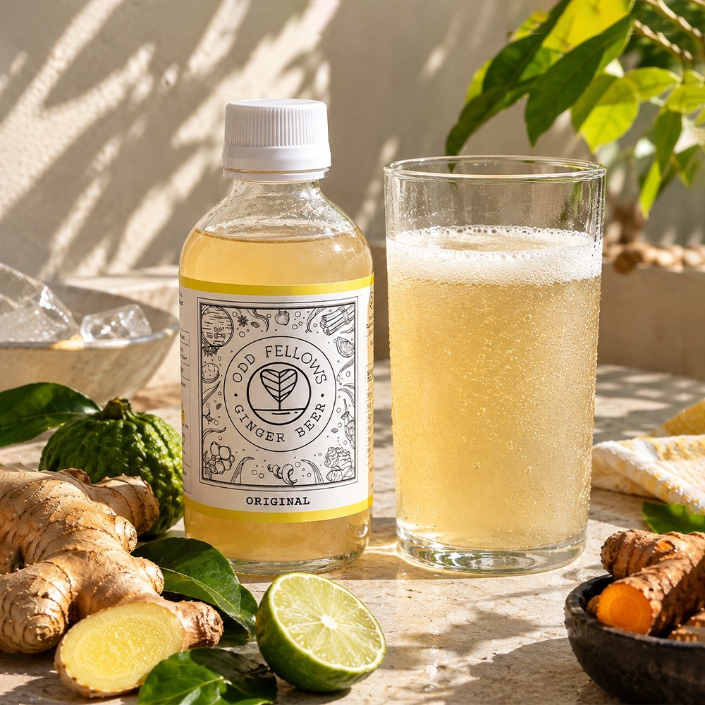 Odd Fellows Fermented Ginger Non-Alcoholic Beer