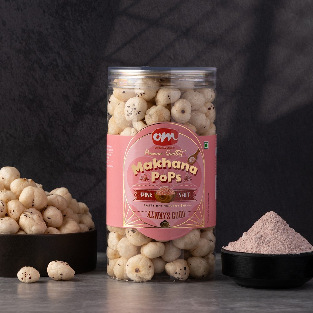 Om Sweets Pink Salt Flavoured Makhana Pops