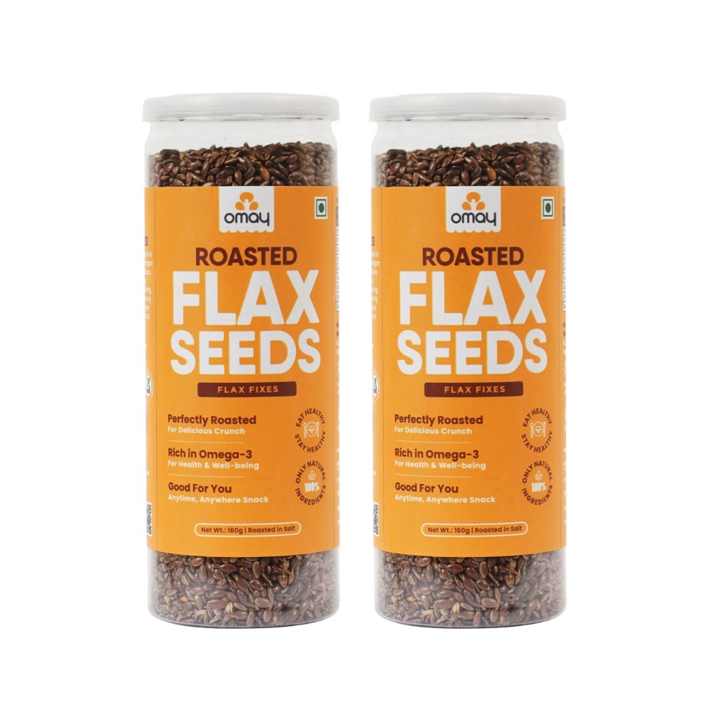 Omay Foods Roasted Flax Seeds